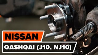 Ako vymeniť predných ložisko kolesa na NISSAN QASHQAI (J10, NJ10) [NÁVOD AUTODOC]