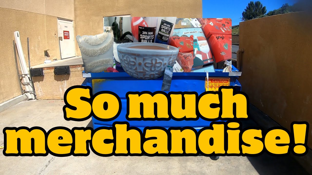 DUMPSTER DIVING - SO MUCH BRAND-NEW MERCHANDISE IN THE LANDFILL