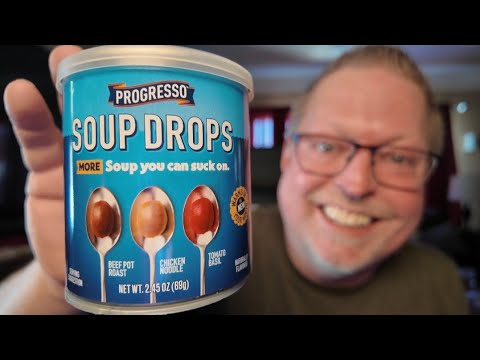 Progresso Soup Drops Candy Unboxing - YouTube