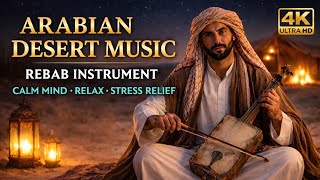 Arabian Desert Rebab Music 4K • Deep Relaxing Bedouin Instrumental • Calm Mind, Stress Relief, Sleep