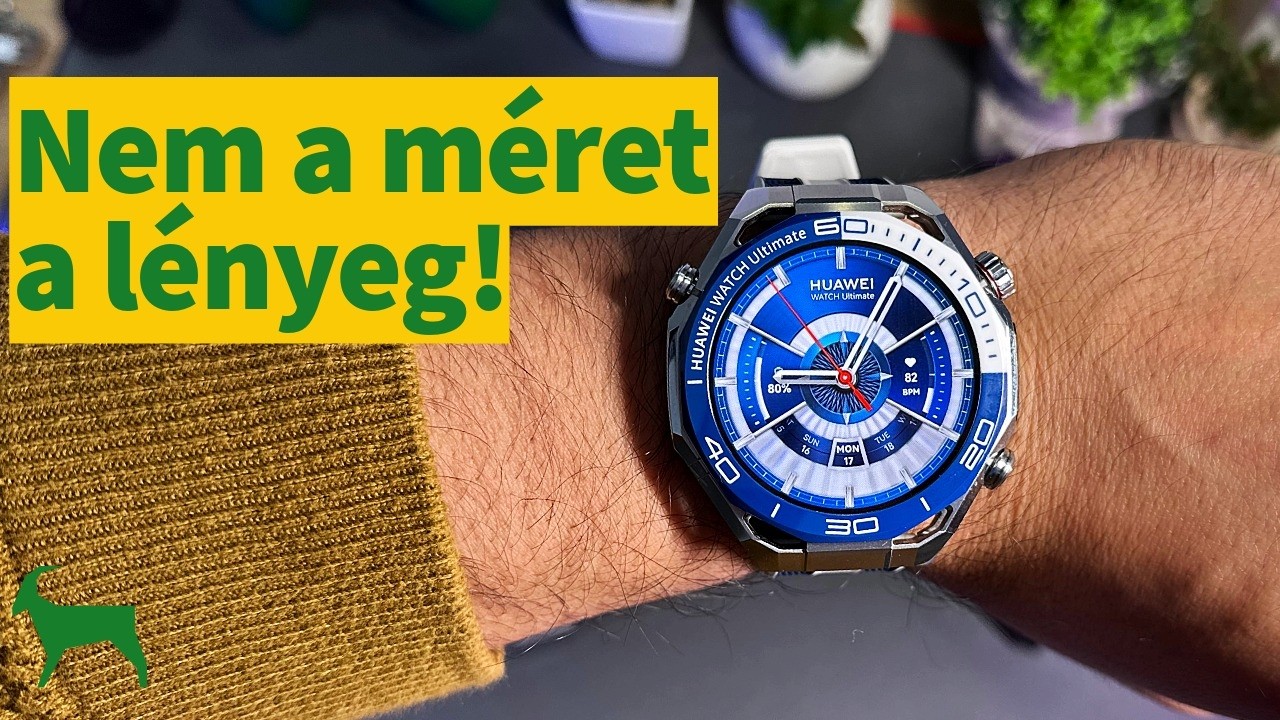 Luxus búváróra okosan: Huawei Watch Ultimate 2 – mit tud a világelső sonar?