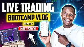 ONLINE LIVE TRADING BOOTCAMP VLOG- DAY 3(PATTERNS,ACC BLOWN,SONS BIRTHDAY,VIDEO SHOOT)[EPISODE 1]