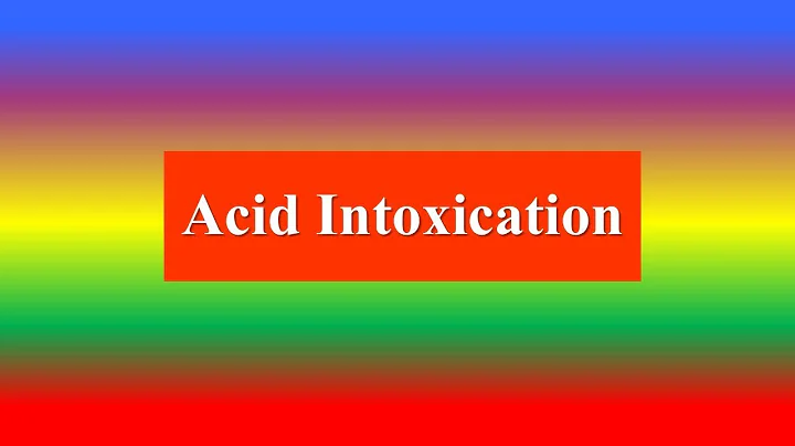 Acid Intoxication - 天天要聞