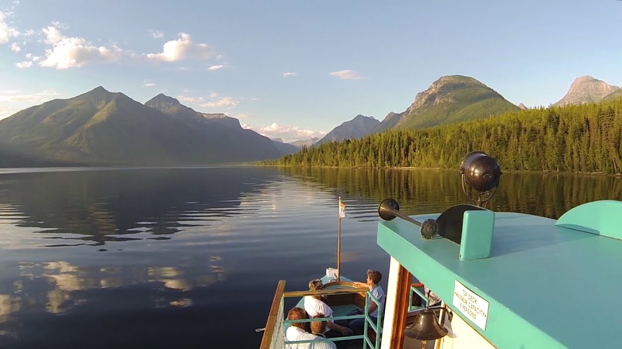 boat tour on lake mcdonald