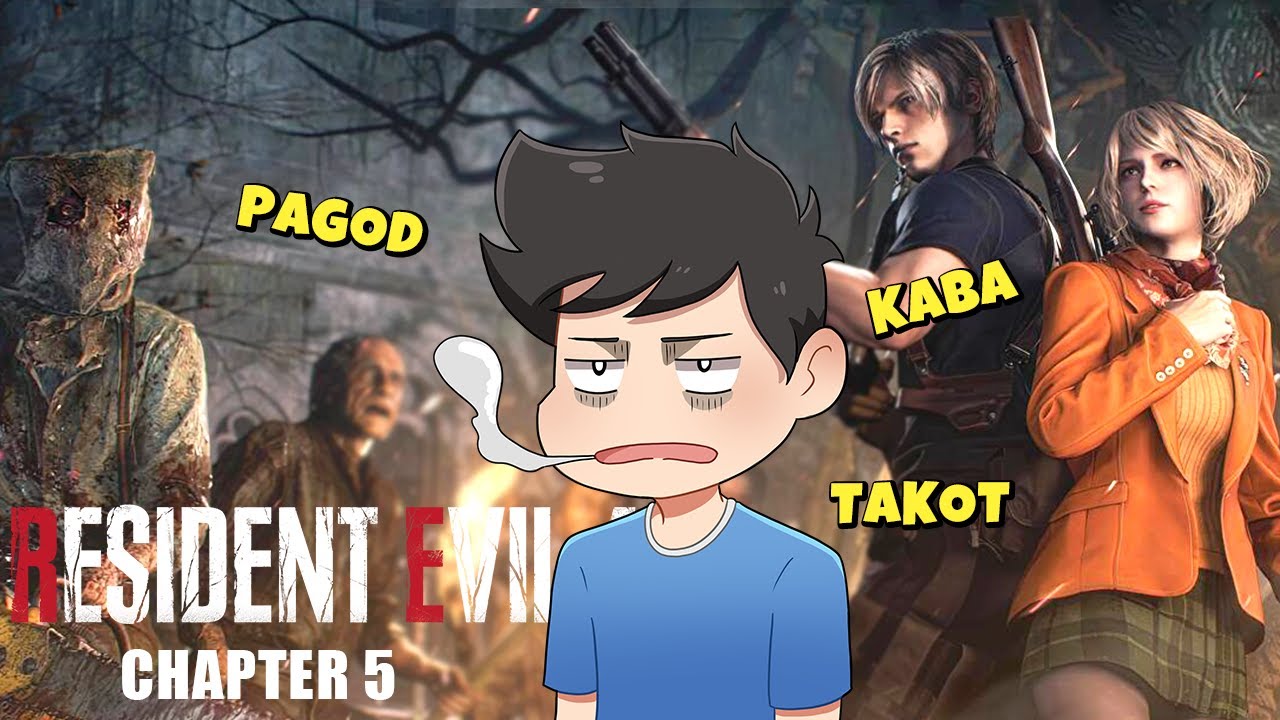 TRAPPED SA BAHAY AT SINUGOD NG ZOMBIE | Resident Evil 4 Remake | Chapter 5