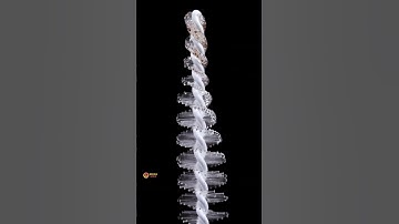 Melting an Interdental Brush #satisfying #asmr  #macro #closeup