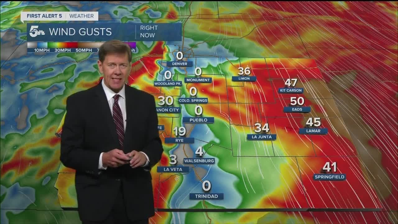 Windy & cooler Wednesday behind Tuesday night cold front - YouTube