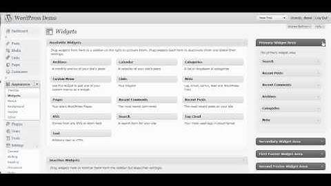 Lesson 13 - Adding Widgets in WordPress