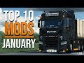 TOP 10 ETS2 MODS - JANUARY 2020 | Euro Truck Simulator 2 Mods