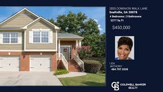Lisa Anthony|2835 Dominion Walk Lane|Snellville, GA|ColdwellBankerHomes.com
