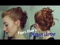 Faux Hawk Messy Updo! // Perfect Dirty Hair Go To Style