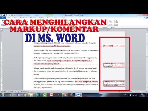 Video: Bagaimana cara menghapus penulis di Word 2010?