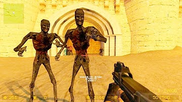 Counter Strike Source - Zombie Riot Mod Online Gameplay on Little City Roy map