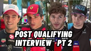 Details Drivers Post Qualifying Interview Pt. 2  - Miami GP 2023 Guide