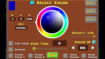 How to use the color trigger in Geometry Dash!
