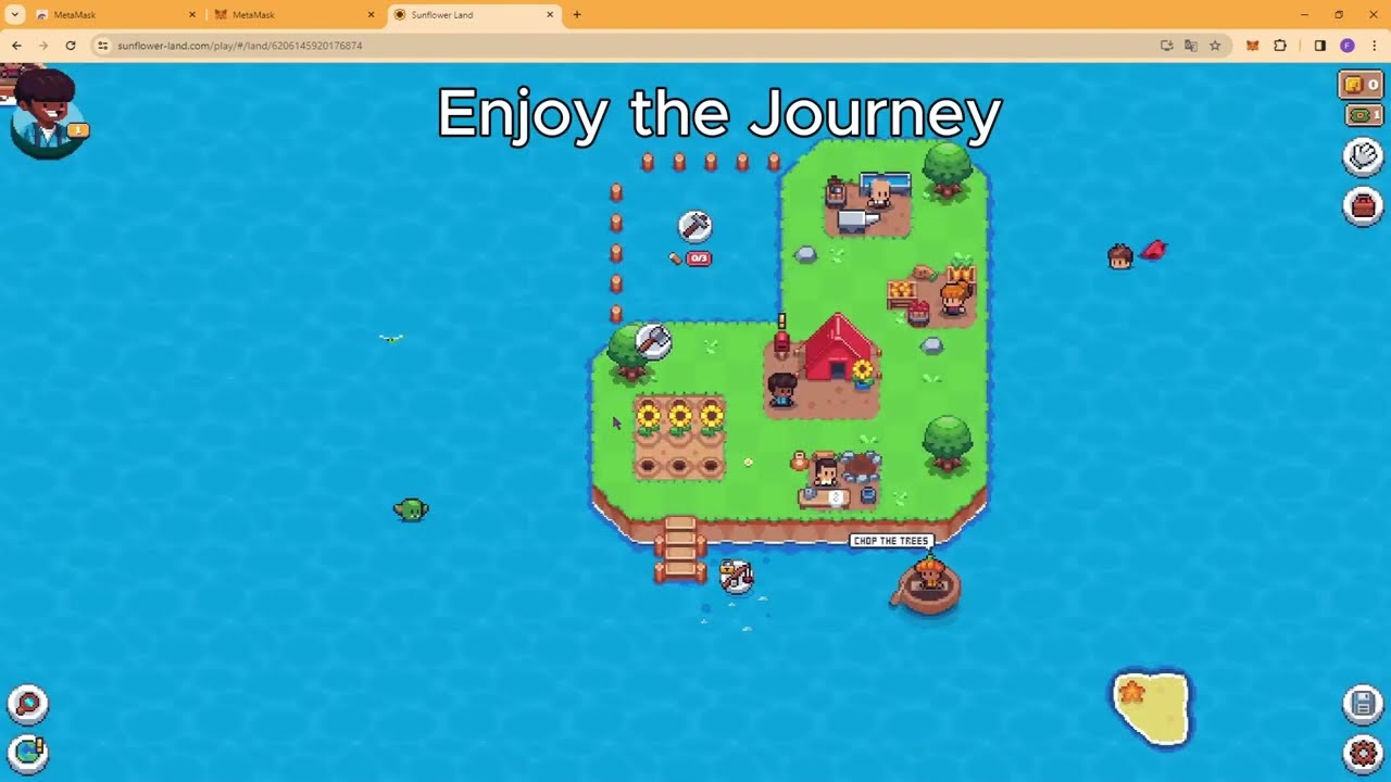 Tutorial : Sunflower Land Metamask New Account creation