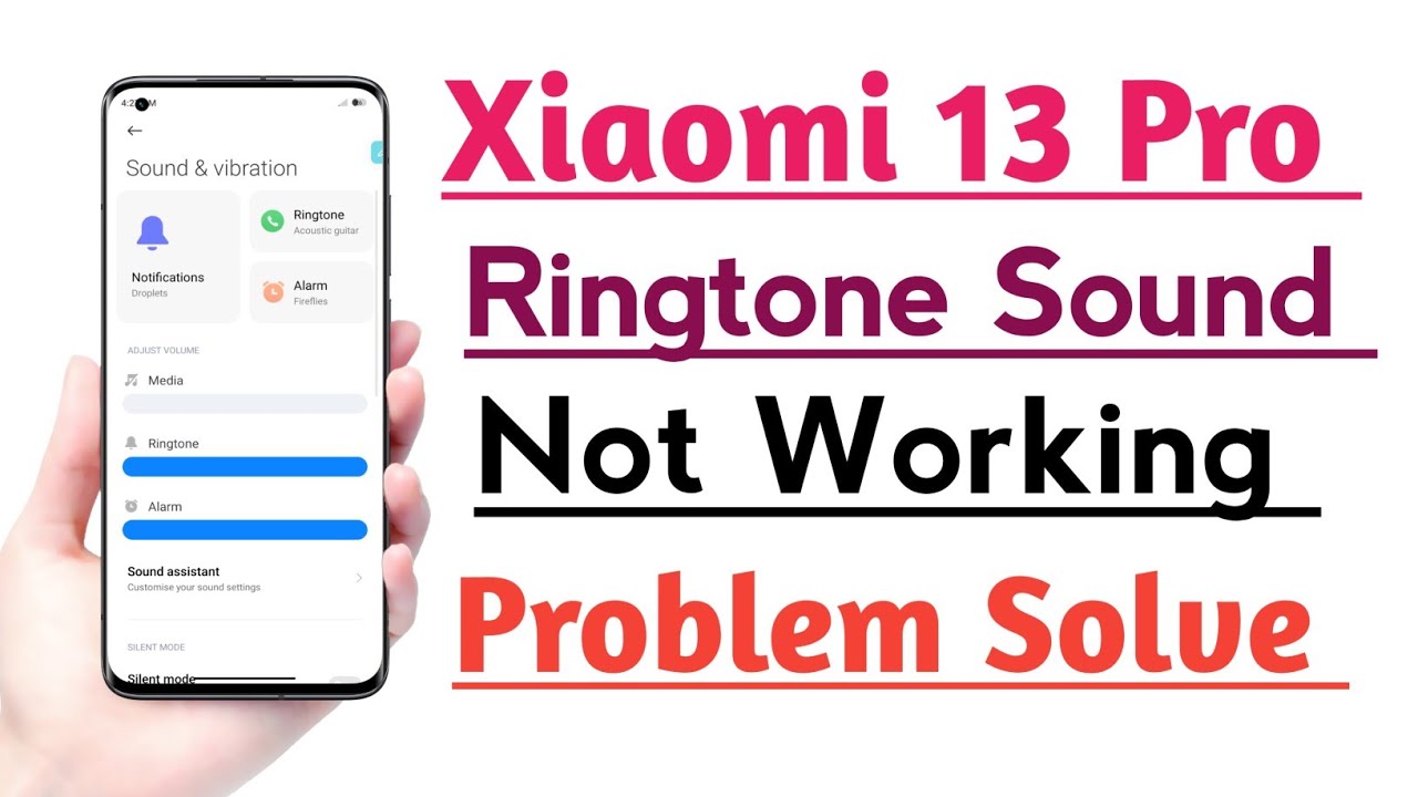 Xiaomi 13 Pro Ringtone Sound Not working problem Solve Hidden Trick ...