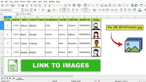 link to image in Libreoffice calc || how to hyperlink images in Libreoffice calc in hindi 🔥🔥