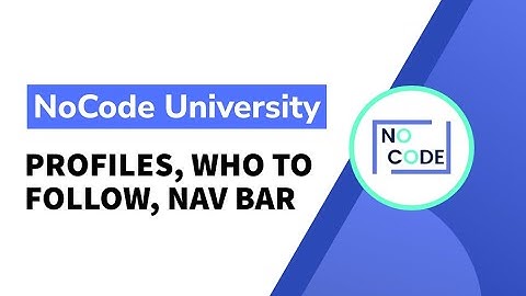 [How-To Build your own version of Twitter] - Profiles, Who to Follow, Nav Bar