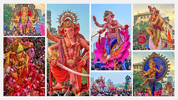 Mumbai's Biggest Ganpati Visarjan at Girgaon Chowpatty 2023 |  Ganesh Chaturthi | Mumbai Cha Ganpati