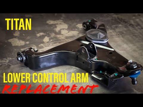 Nissan Titan Lower Control Arm Replacement (Tips & Tricks)
