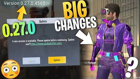 BIG CHANGES |😨| PUBG Lite 0.27.0 | Loading & Crash Fix | Pubg Lite New Update Features Today 2024