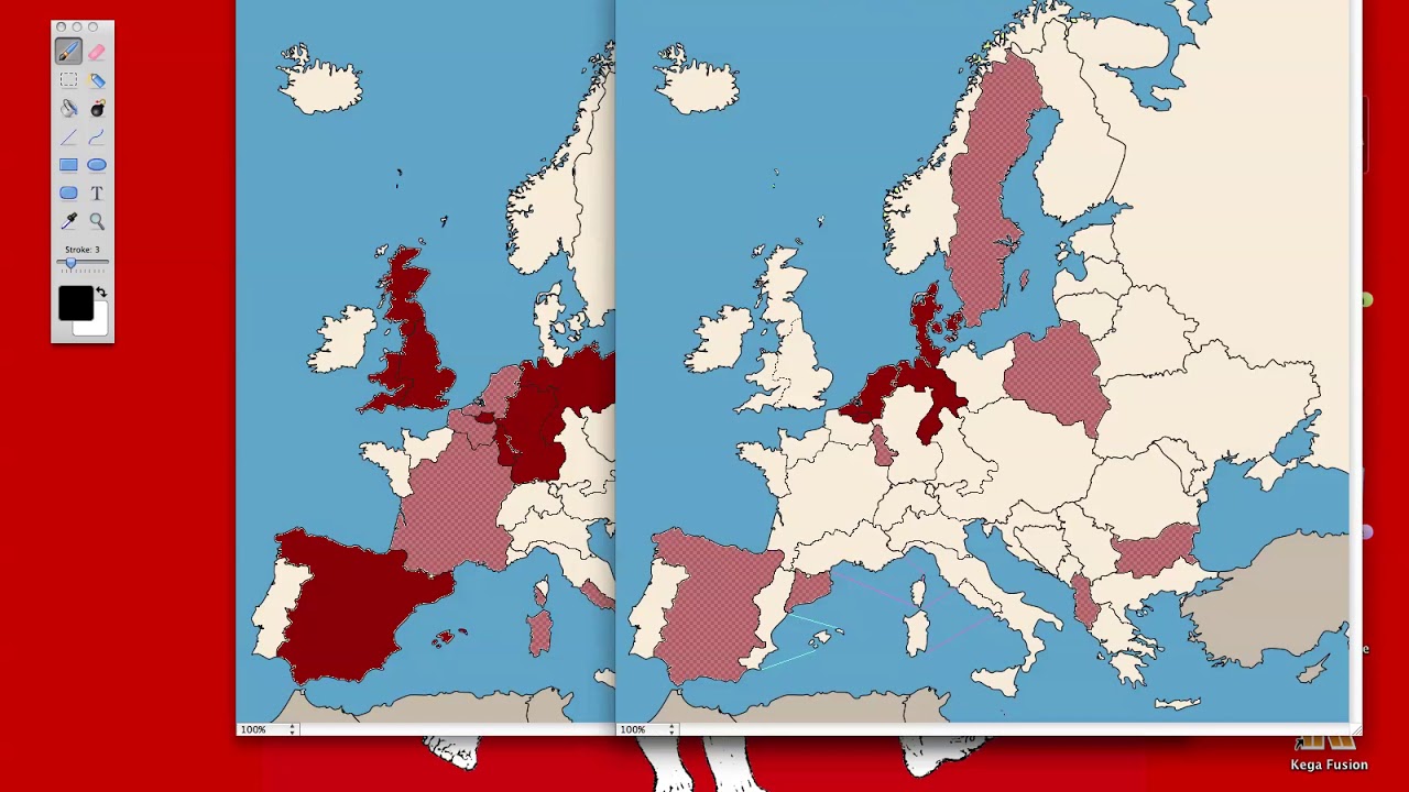 Updated Europe Annihilation Map 05 SEP 2017