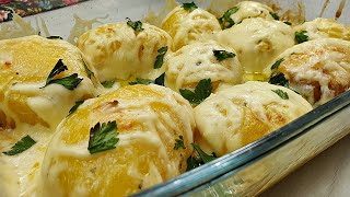 Zapečeni Krompir Sa Sirom I Pavlakom. Neodoljivo Sočan I Ukusan, Topi Se.