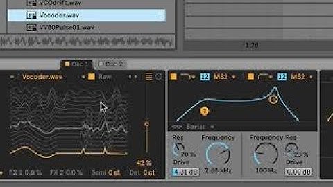 Ableton Live 10.1: user wavetables