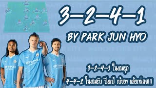 3-2-4-1 By Park Jun Hyo 3-2-4-1 ในเกมรุก, 4-4-2 ในเกมรับ ปัดเป๋ เบ้ขวา แล้วเท่เฉย!!!