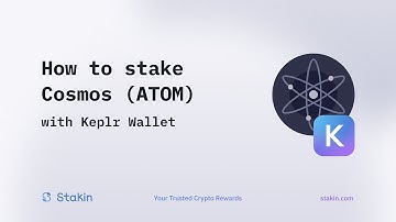 How to Stake ATOM using Keplr Wallet | Cosmos