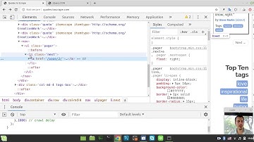 No more SELENIUM - PAGINATION CRAWLING using Chorme Developer Tools and JQuery for WEB SCRAPING
