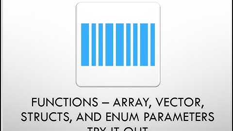 Section 6.7 Function parameters by value versus by reference Try It Out
