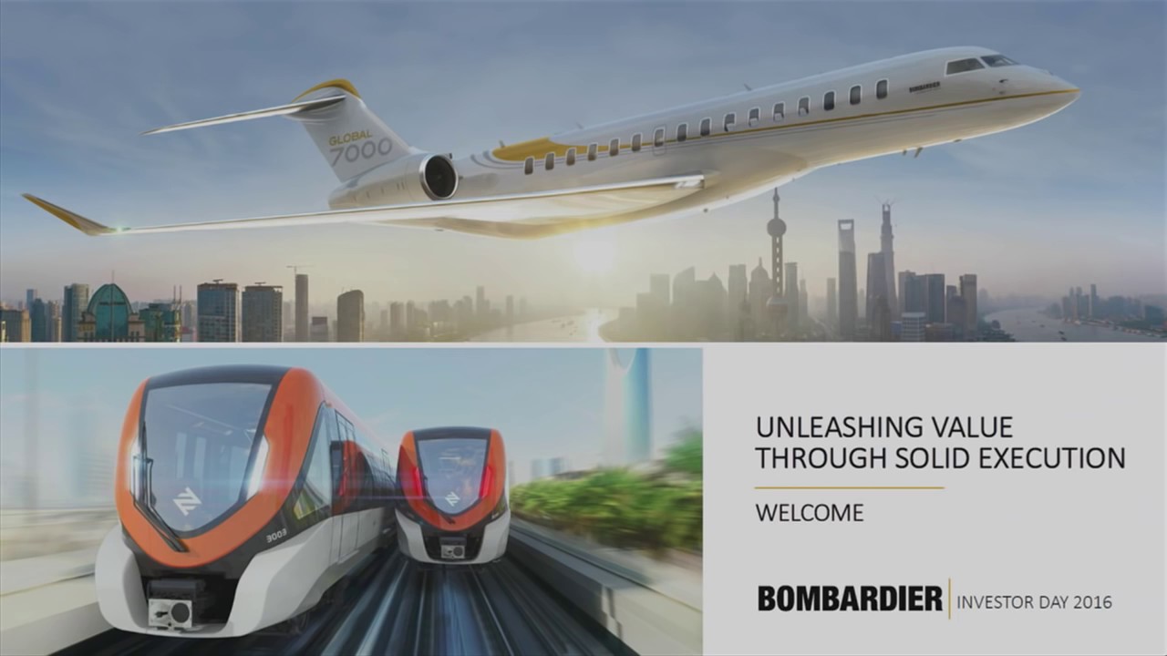 Bombardier Investor Day 2016 YouTube