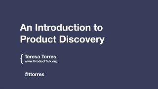 An Introduction to Product Discovery
