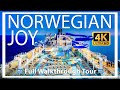 Norwegian joy  full cruise ship walkthrough tour  review  ultra  norwegian cruise lines