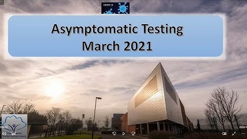 Asymptomatic Testing At Sheffield Springs Academy