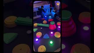 A simple course before bed, with different balancing elements and BlazePod 😊 #blazepod