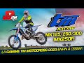 Mx125 250 300  mx250fi  la gamme tm motocross 2023 enfin  lessai 