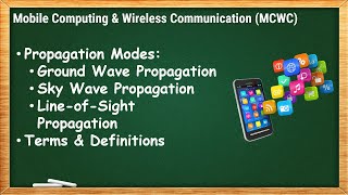 Propagation Modes - Ground Wave, Sky Wave & Line-of-Sight Propagation | MCWC - 2.2