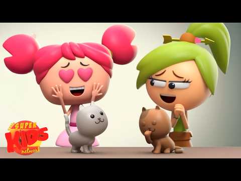 Gato acerca de ti Divertidos Dibujos animados Video Compilación para niños