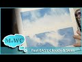 Try These 2 Simple Tricks for Easy Watercolor Clouds!