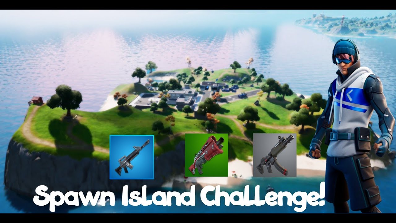 Spawn Island Loot Challenge !! (first match victory royale)