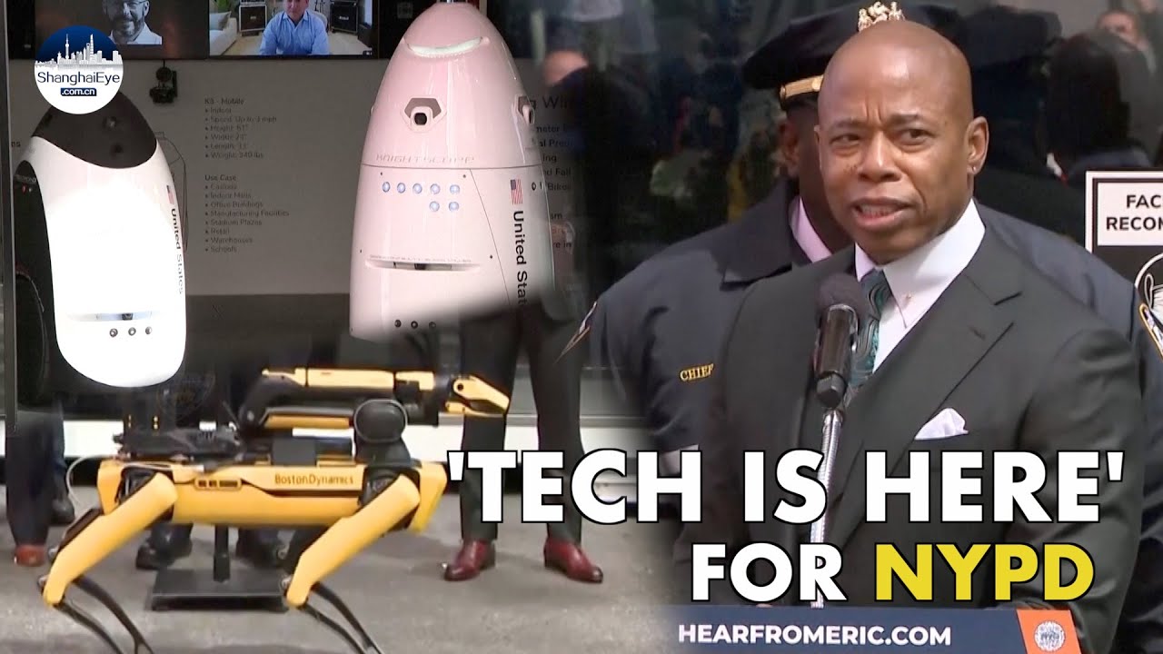 NYC Mayor Eric Adams unveils high-tech robots of NYPD to fight crime
