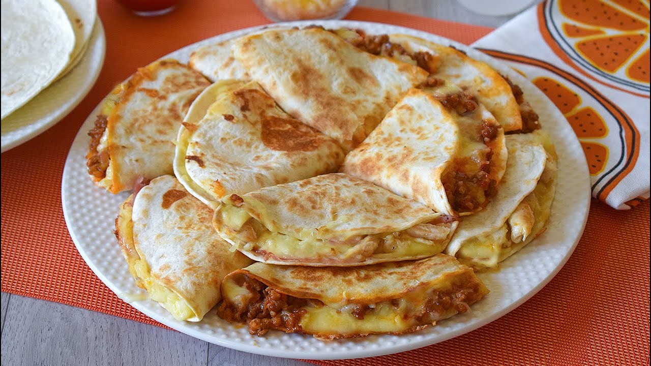 QUESADILLAS, mis dos RECETAS preferidas YouTube