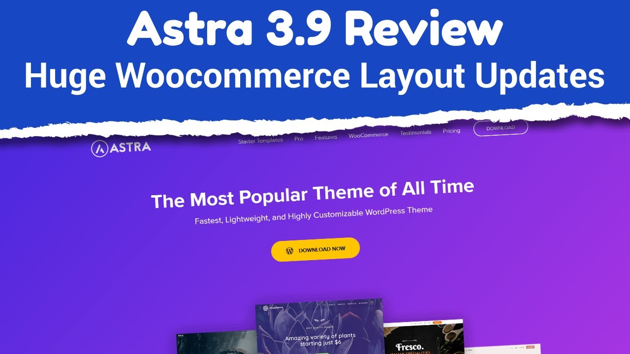 Astra Theme 3.9 Review | Huge Woocommerce Layout Updates