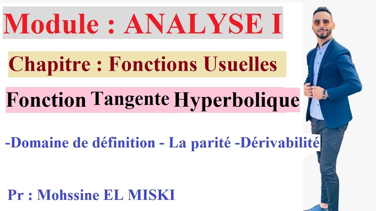 Analyser 1 Fonction tangente hyperbolique
