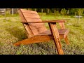 How to Build Modern Outdoor Chair || How to Make an Adirondack chair?