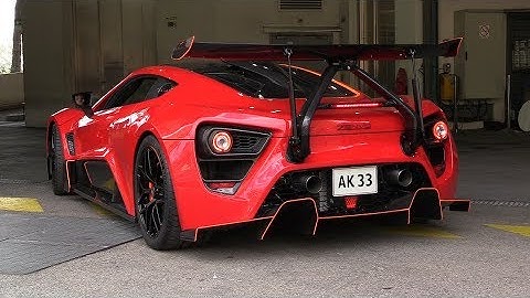 1200 HP Zenvo TSR-S - Exhaust SOUNDS on the Road!