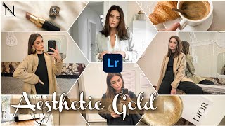 Aesthetic Gold Preset | Free DNG | Lightroom Mobile - Nisa Creations - Dakolar ft Vivian Benard screenshot 2